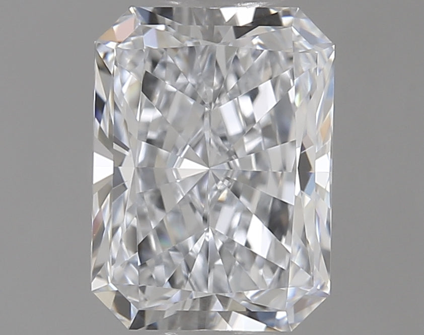 1.0 Carat Radiant Lab Diamond with  Cut Diamond in 14KT  view 1
