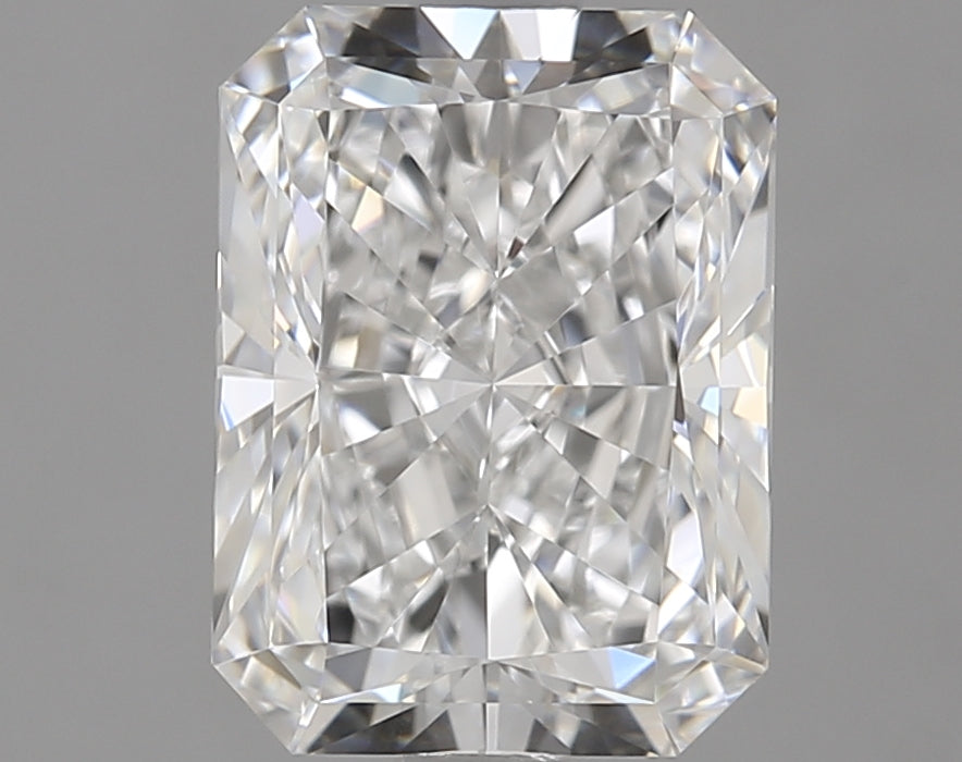 1.78 Carat Radiant Lab Diamond with  Cut Diamond in 14KT  view 1
