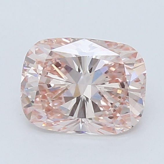 1.51 Carat Cushion Lab Diamond with  Cut Diamond in 14KT  view 1
