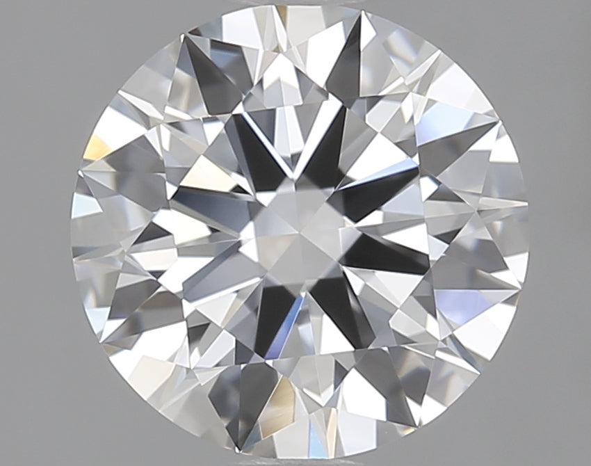 1.73 Carat Round Lab Diamond with  Cut Diamond in 14KT  view 1
