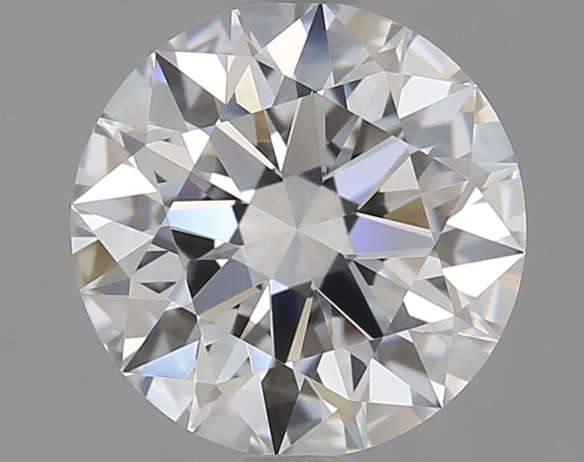 1.77 Carat Round Lab Diamond with  Cut Diamond in 14KT  view 1
