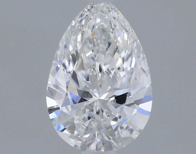 0.29 Carat Pear Lab Diamond with  Cut Diamond in 14KT  view 1
