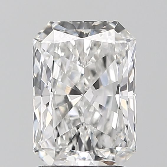 1.97 Carat Radiant Lab Diamond with  Cut Diamond in 14KT  view 1
