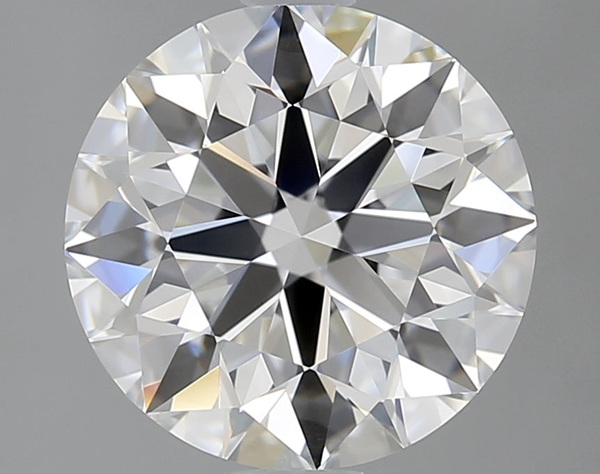1.9 Carat Round Lab Diamond with  Cut Diamond in 14KT  view 1
