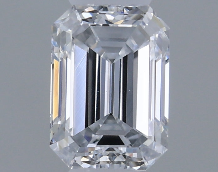 0.25 Carat Emerald Lab Diamond with  Cut Diamond in 14KT  view 1
