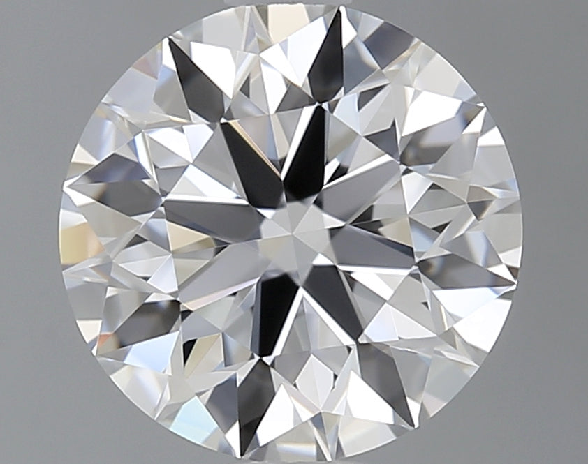 1.34 Carat Round Lab Diamond with  Cut Diamond in 14KT  view 1
