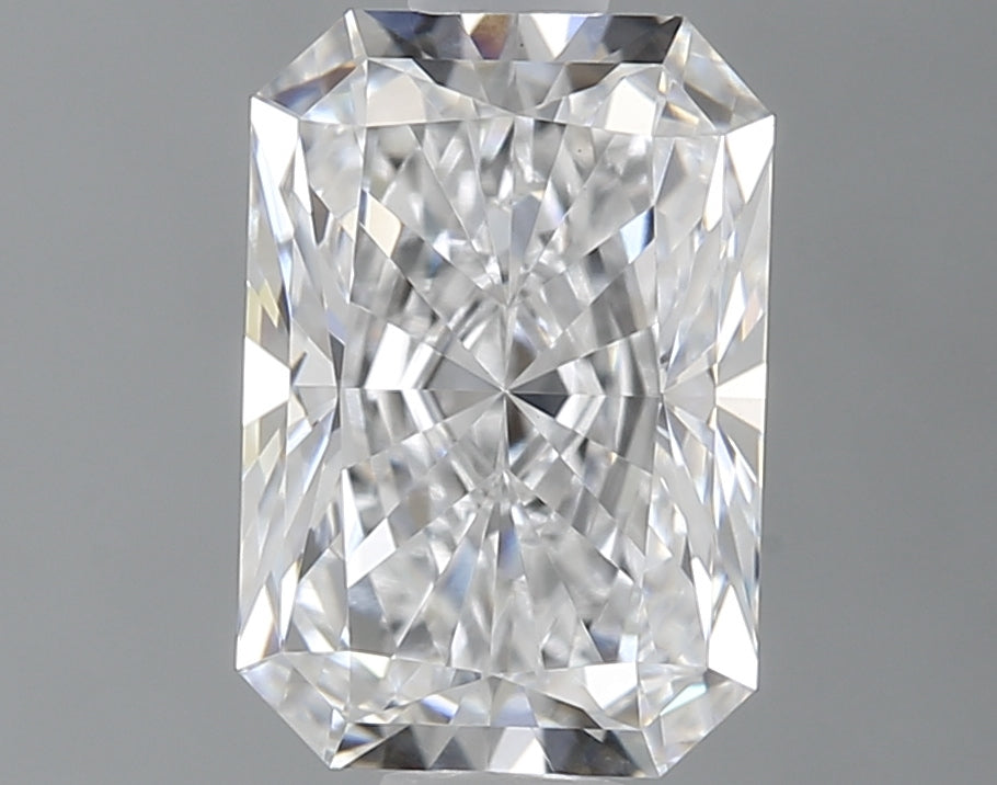 1.16 Carat Radiant Lab Diamond with  Cut Diamond in 14KT  view 1
