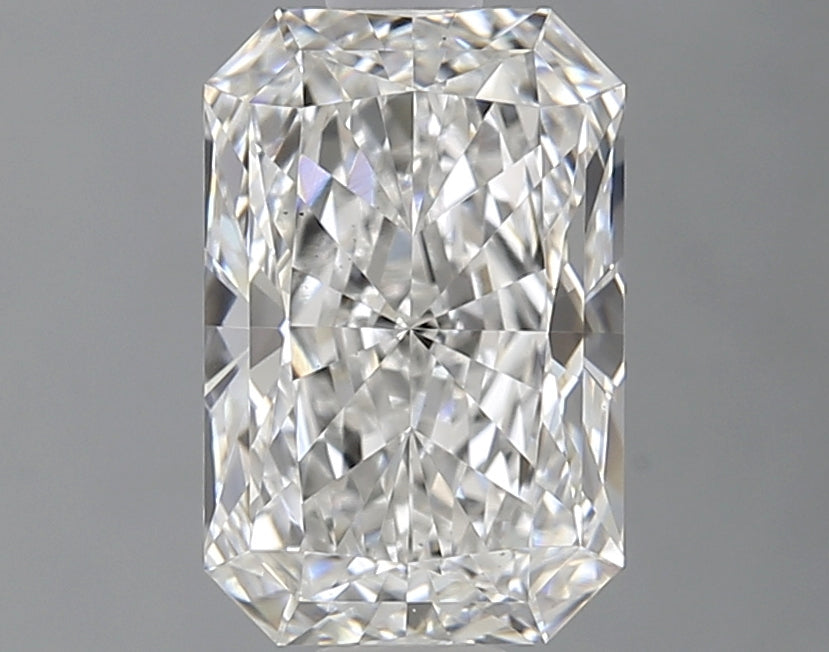 1.21 Carat Radiant Lab Diamond with  Cut Diamond in 14KT  view 1
