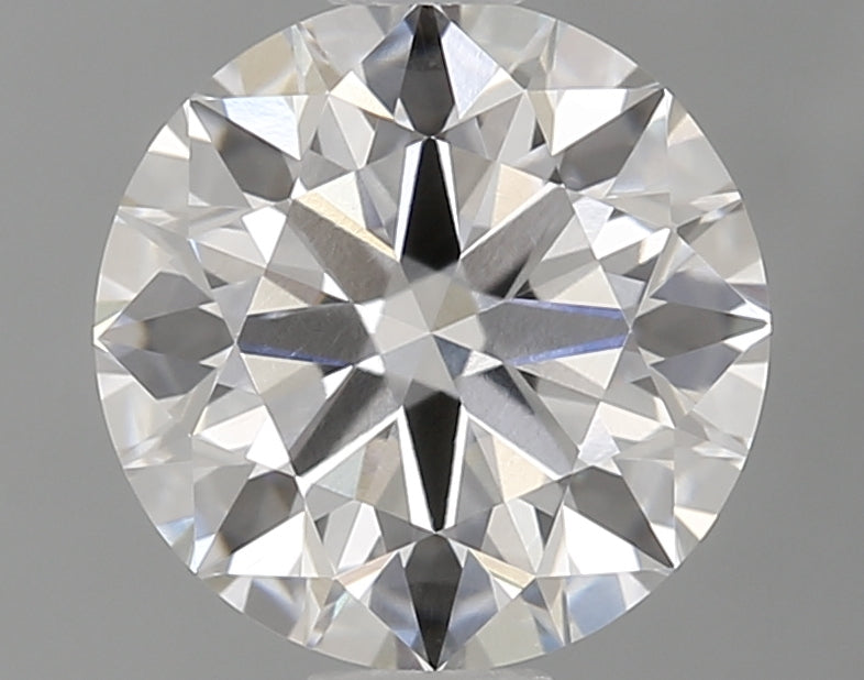 1.06 Carat Round Lab Diamond with  Cut Diamond in 14KT  view 1
