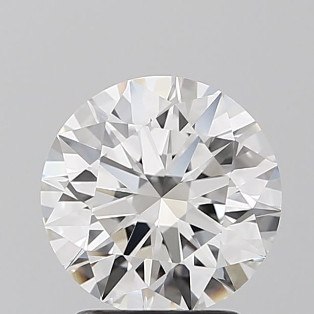 2.07 Carat Round Lab Diamond with  Cut Diamond in 14KT  view 1
