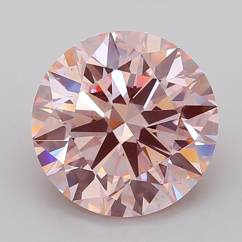 10.09 Carat Round Lab Diamond with  Cut Diamond in 14KT  view 1
