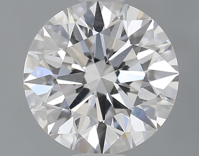 1.08 Carat Round Lab Diamond with  Cut Diamond in 14KT  view 1
