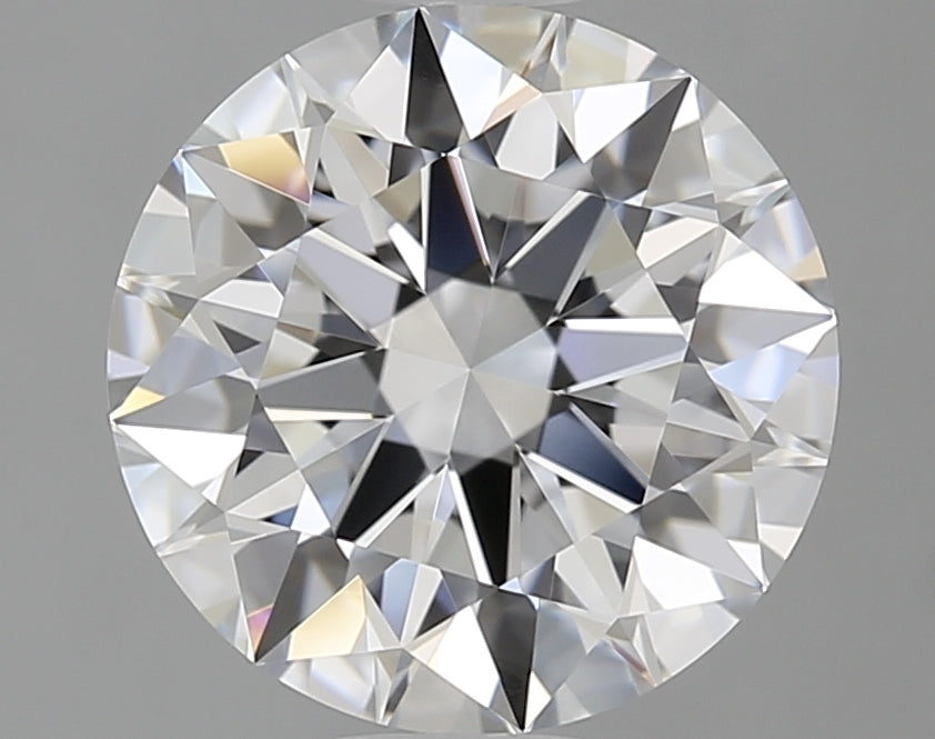 1.63 Carat Round Lab Diamond with  Cut Diamond in 14KT  view 1
