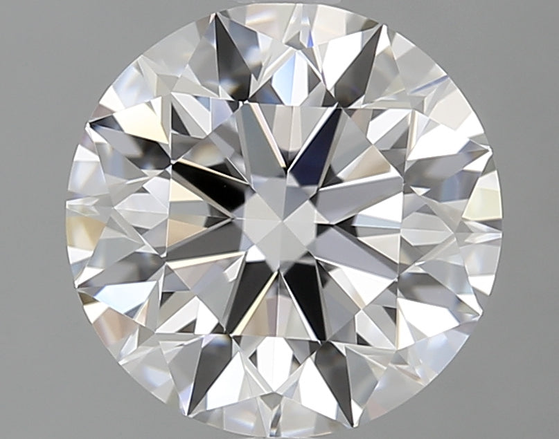 1.55 Carat Round Lab Diamond with  Cut Diamond in 14KT  view 1
