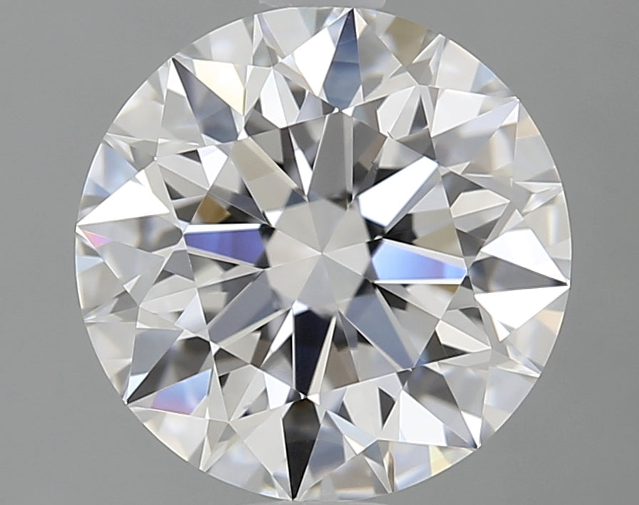 1.64 Carat Round Lab Diamond with  Cut Diamond in 14KT  view 1
