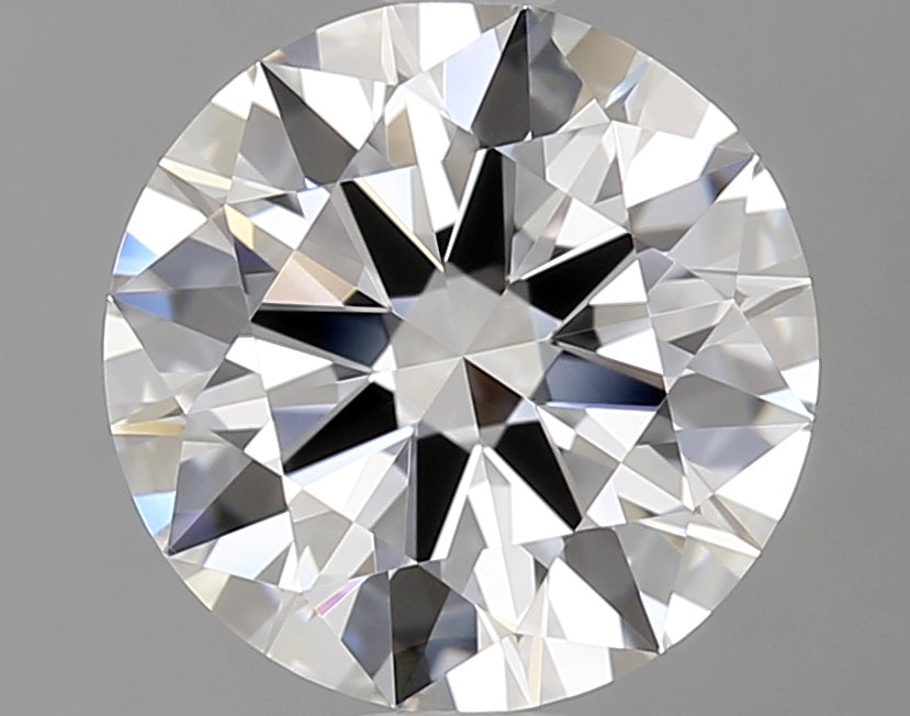1.5 Carat Round Lab Diamond with  Cut Diamond in 14KT  view 1

