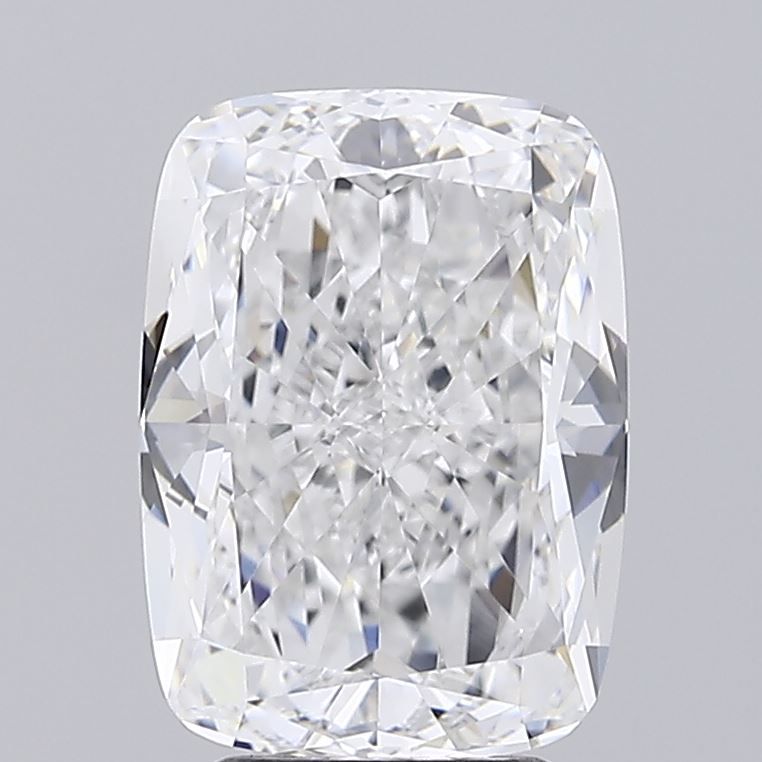 4.51 Carat Cushion Lab Diamond with  Cut Diamond in 14KT  view 1
