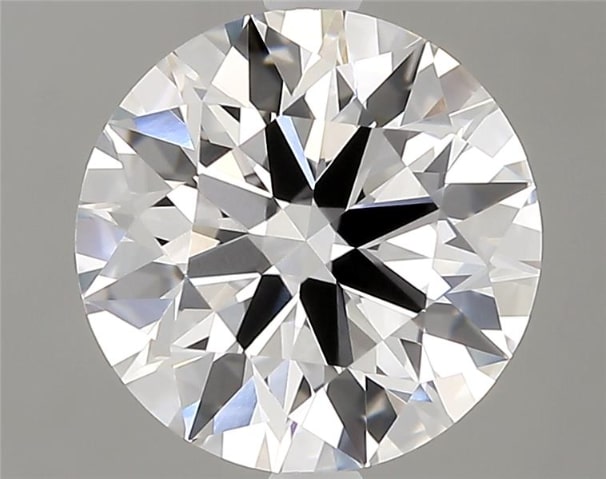 2.52 Carat Round Lab Diamond with  Cut Diamond in 14KT  view 1
