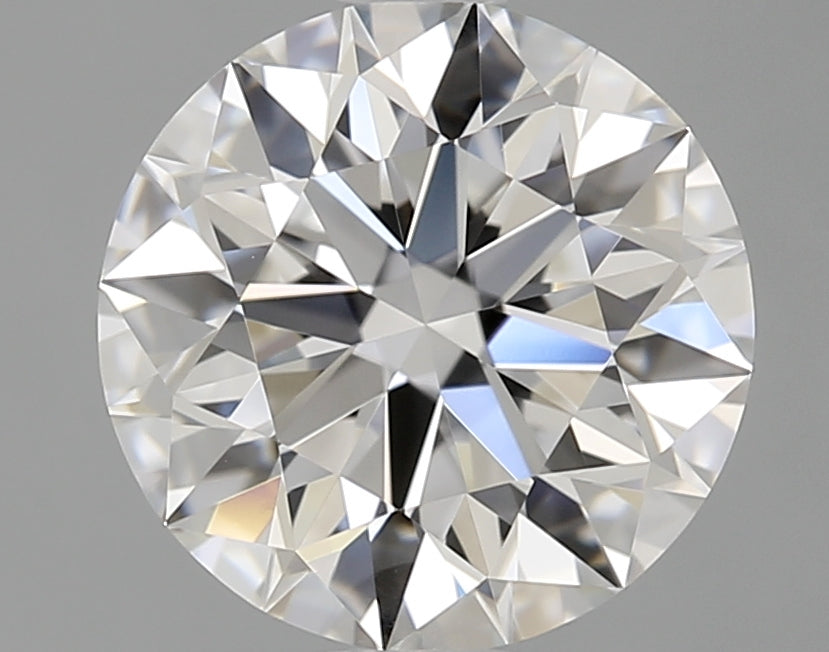 1.35 Carat Round Lab Diamond with  Cut Diamond in 14KT  view 1
