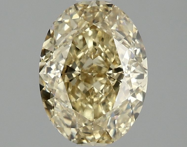 1.99 Carat Oval Lab Diamond with  Cut Diamond in 14KT  view 1
