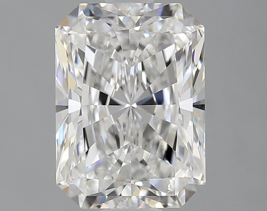 1.56 Carat Radiant Lab Diamond with  Cut Diamond in 14KT  view 1
