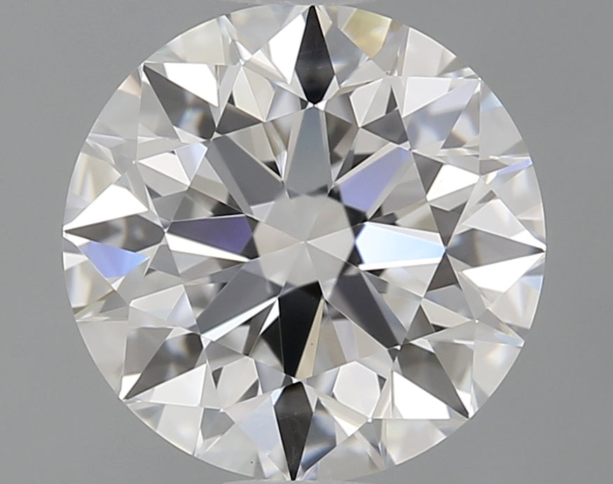 1.5 Carat Round Lab Diamond with  Cut Diamond in 14KT  view 1
