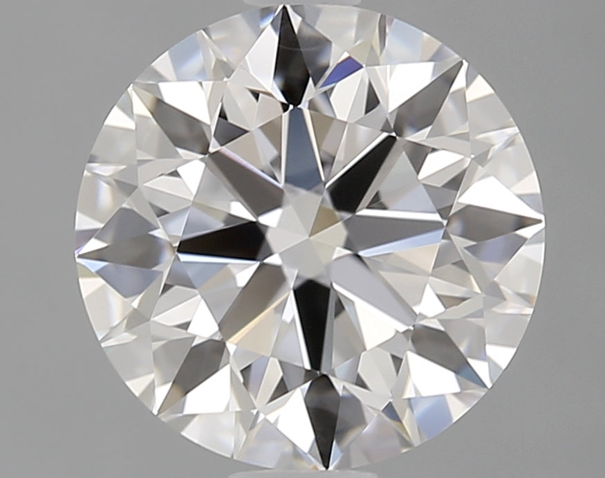 1.64 Carat Round Lab Diamond with  Cut Diamond in 14KT  view 1
