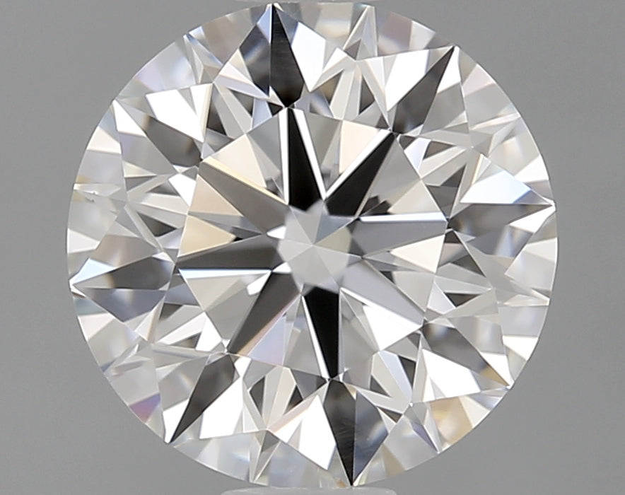 1.53 Carat Round Lab Diamond with  Cut Diamond in 14KT  view 1
