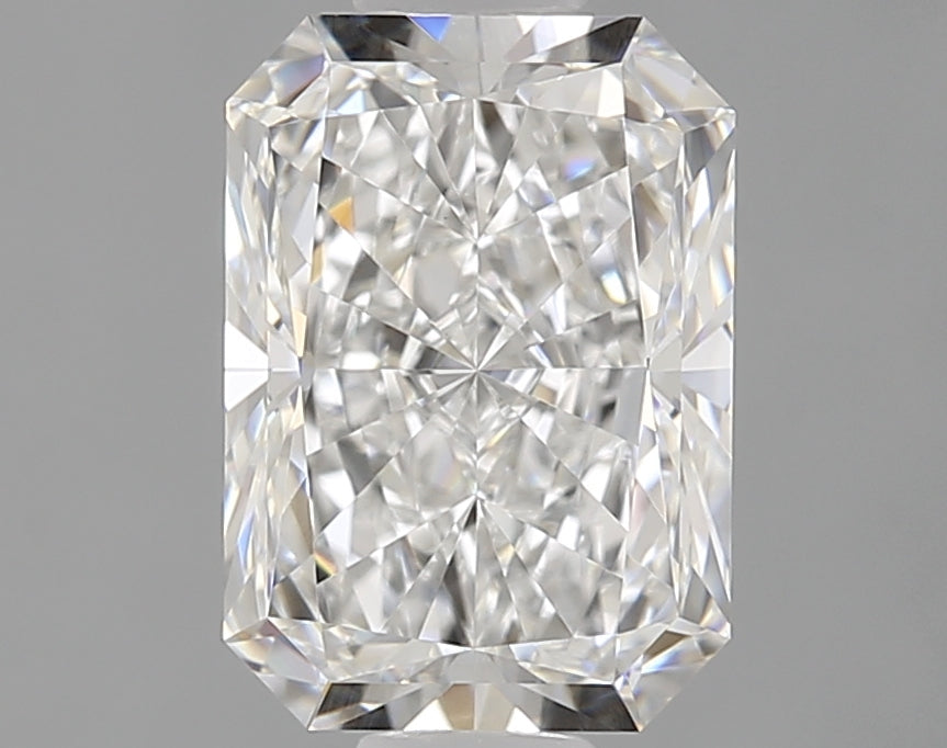 1.5 Carat Radiant Lab Diamond with  Cut Diamond in 14KT  view 1
