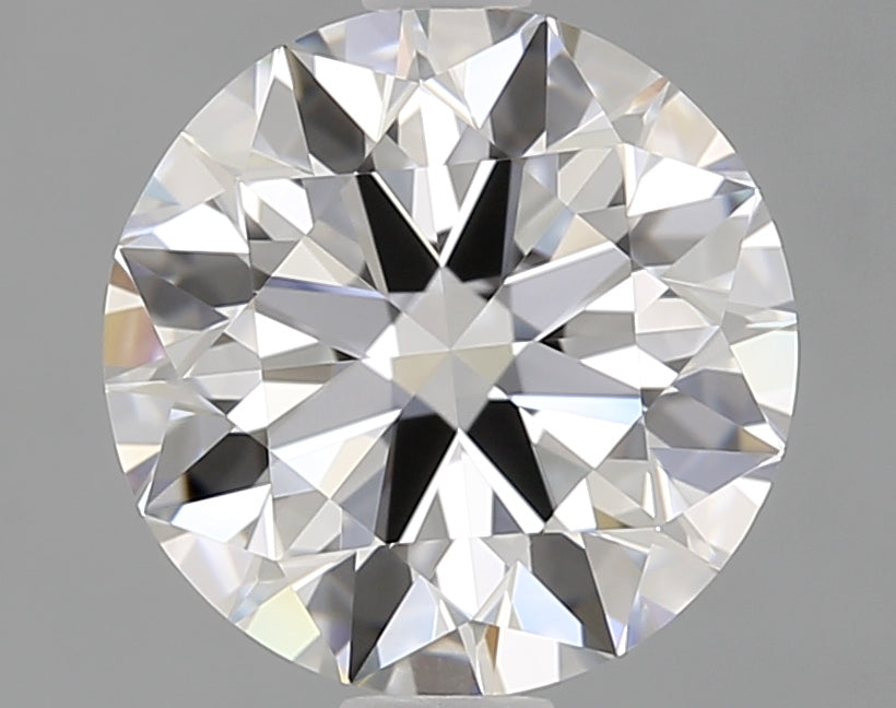 1.76 Carat Round Lab Diamond with  Cut Diamond in 14KT  view 1
