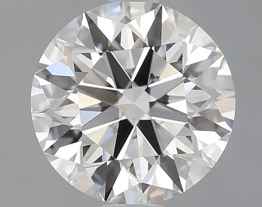1.56 Carat Round Lab Diamond with  Cut Diamond in 14KT  view 1
