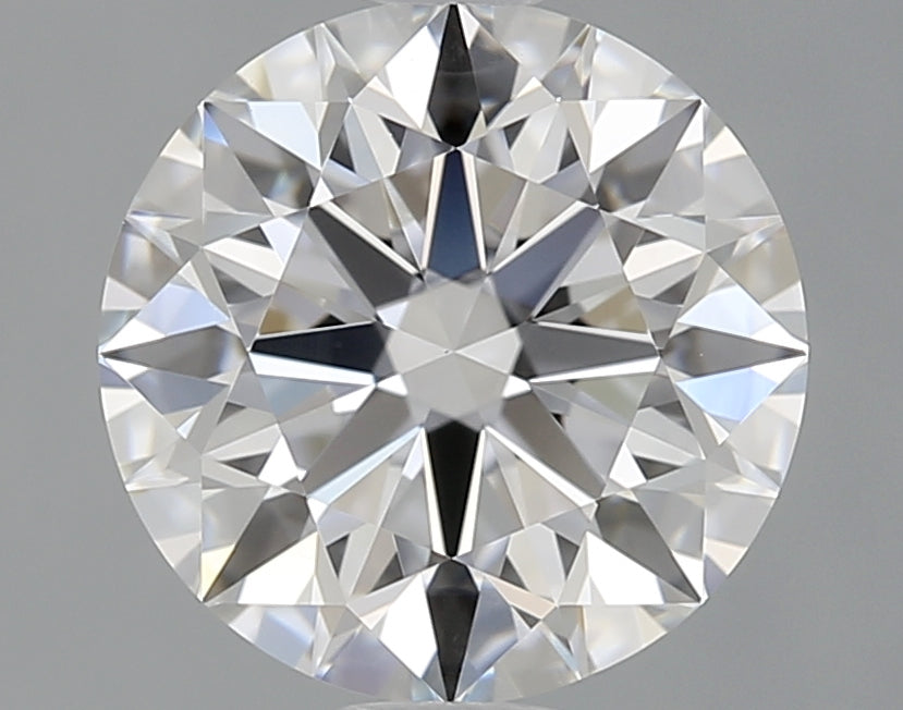 1.52 Carat Round Lab Diamond with  Cut Diamond in 14KT  view 1
