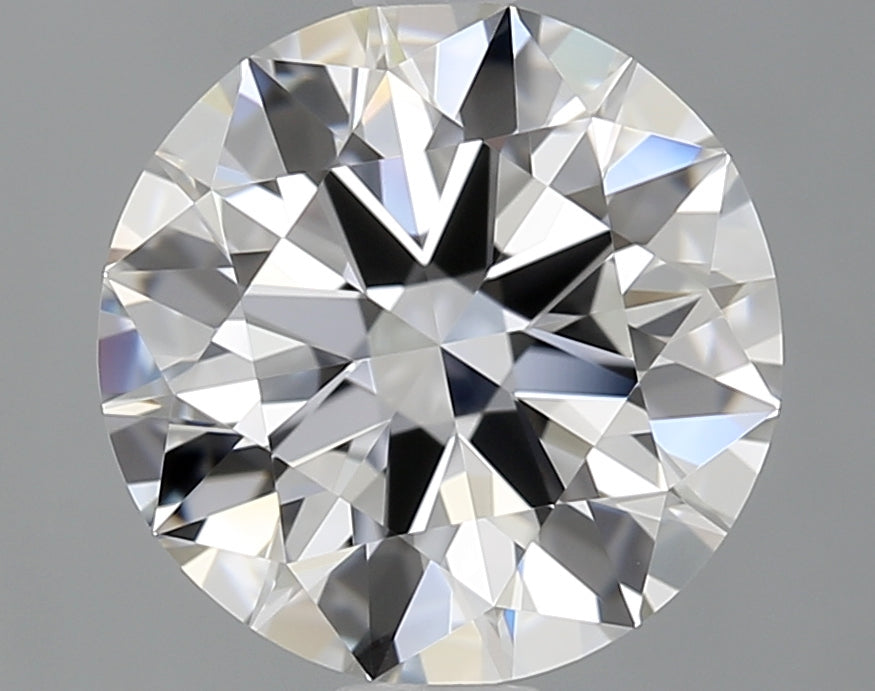 1.73 Carat Round Lab Diamond with  Cut Diamond in 14KT  view 1
