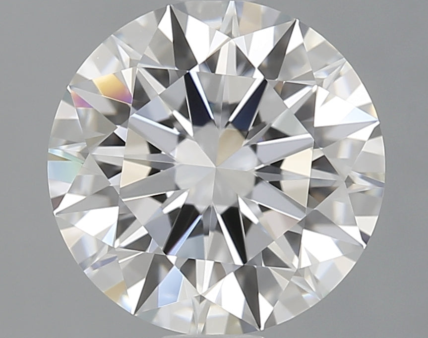 1.66 Carat Round Lab Diamond with  Cut Diamond in 14KT  view 1
