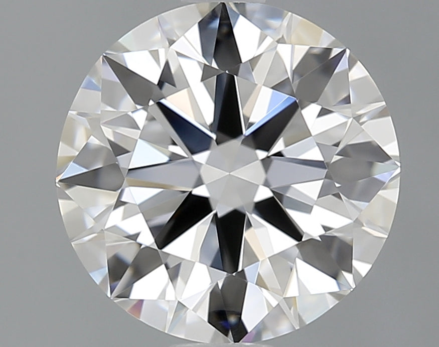 1.61 Carat Round Lab Diamond with  Cut Diamond in 14KT  view 1
