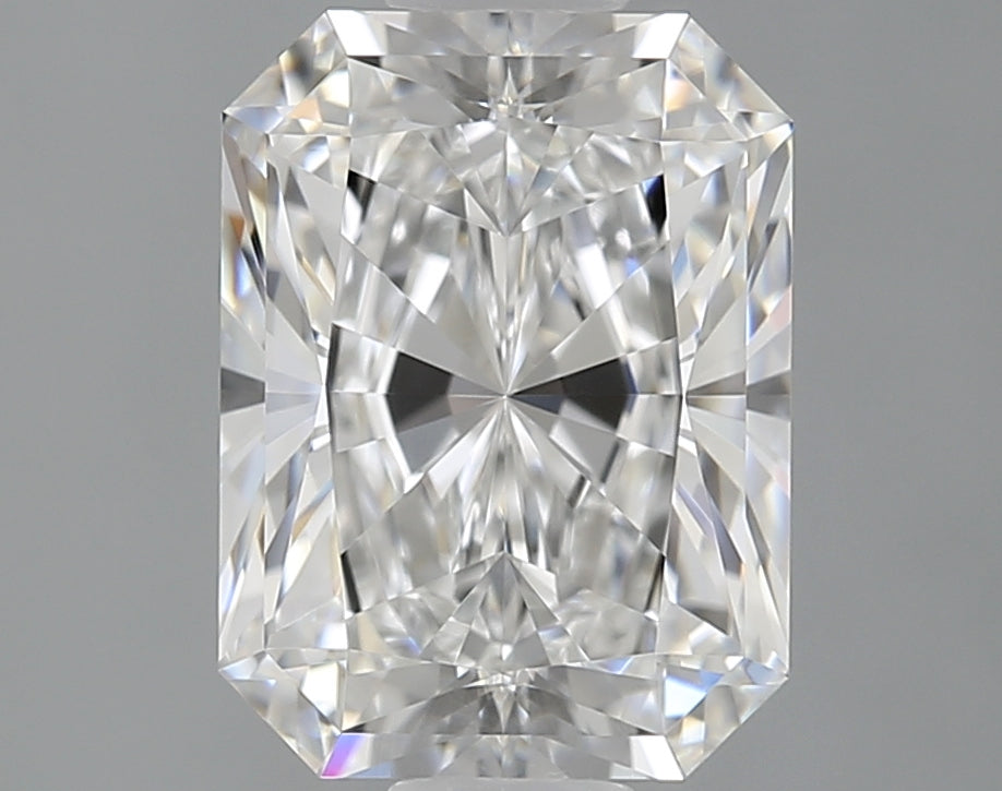 1.62 Carat Radiant Lab Diamond with  Cut Diamond in 14KT  view 1
