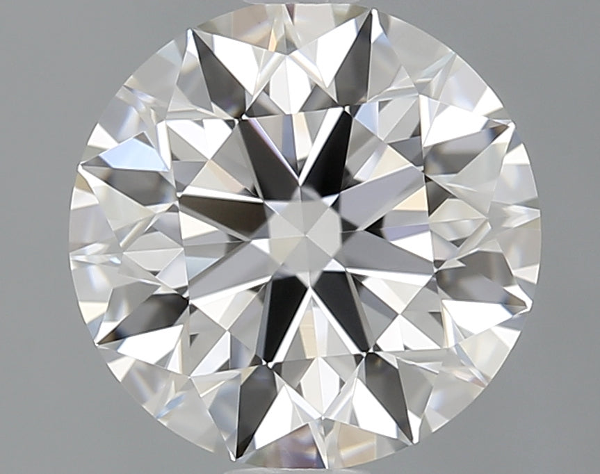 1.6 Carat Round Lab Diamond with  Cut Diamond in 14KT  view 1
