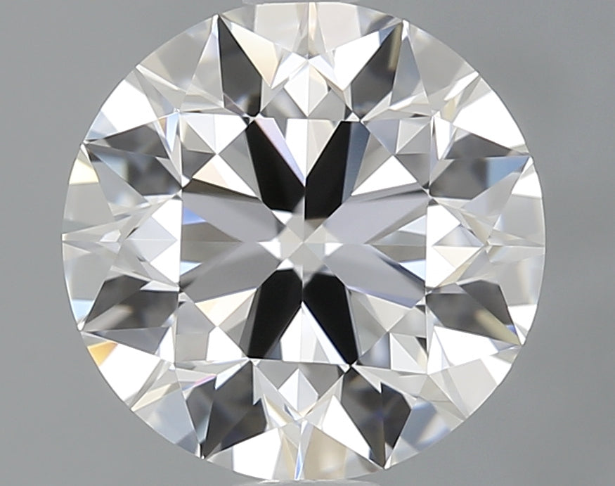 1.7 Carat Round Lab Diamond with  Cut Diamond in 14KT  view 1
