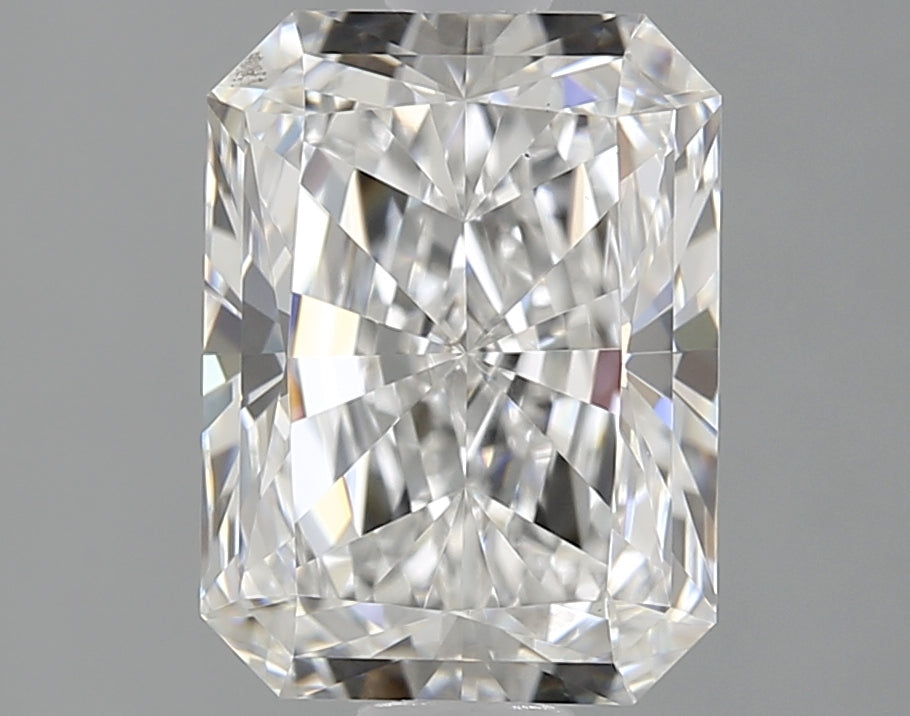 1.5 Carat Radiant Lab Diamond with  Cut Diamond in 14KT  view 1
