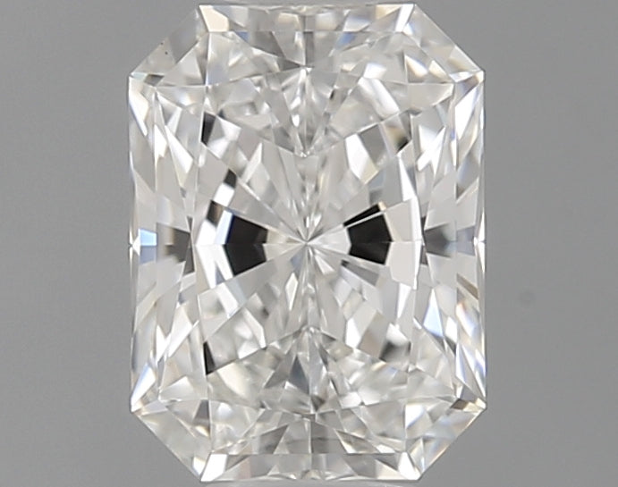 0.51 Carat Radiant Lab Diamond with  Cut Diamond in 14KT  view 1

