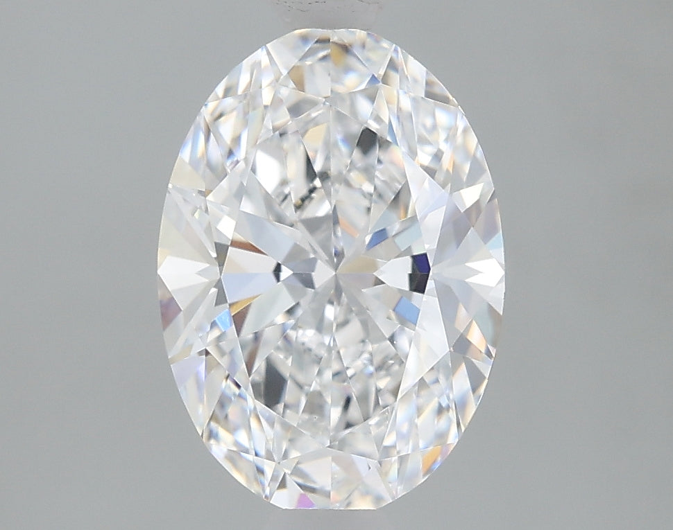 1.39 Carat Oval Lab Diamond with  Cut Diamond in 14KT  view 1
