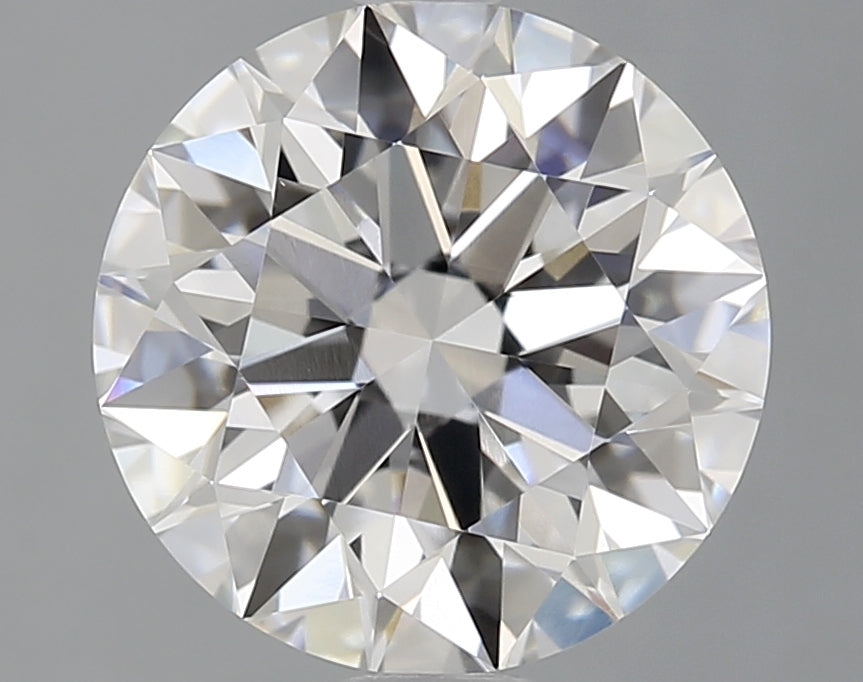 2.15 Carat Round Lab Diamond with  Cut Diamond in 14KT  view 1
