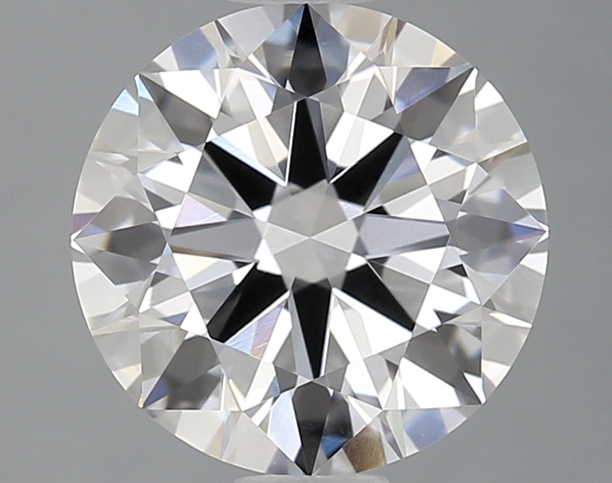 2.01 Carat Round Lab Diamond with  Cut Diamond in 14KT  view 1
