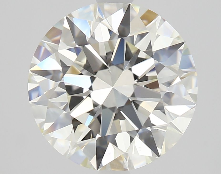 2.51 Carat Round Natural Diamond with  Cut Diamond in 14KT  view 1
