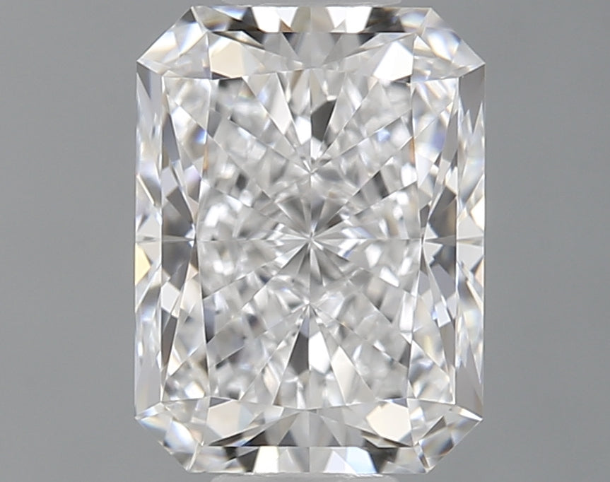 1.01 Carat Radiant Lab Diamond with  Cut Diamond in 14KT  view 1
