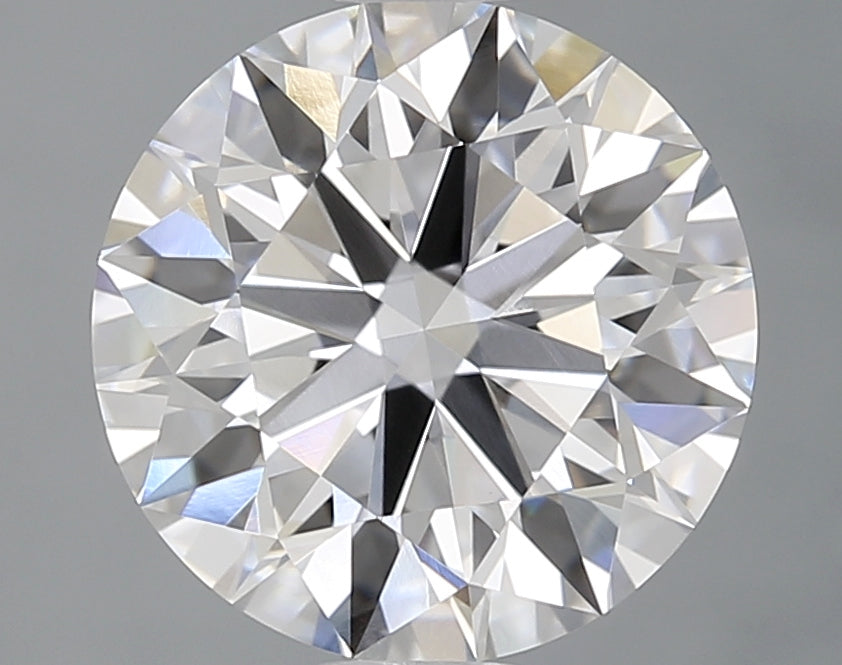 2.11 Carat Round Lab Diamond with  Cut Diamond in 14KT  view 1
