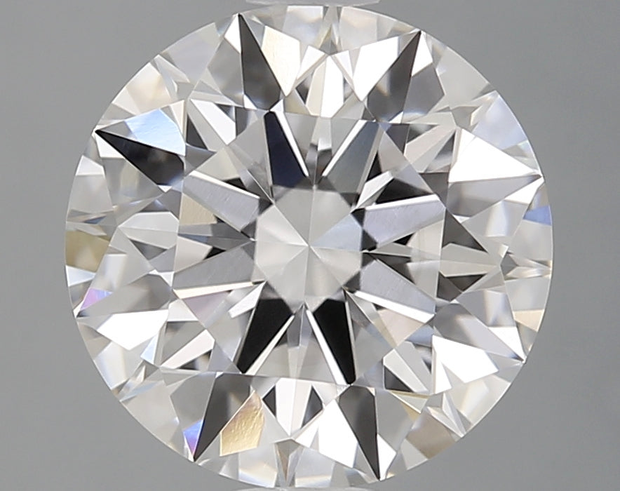 2.18 Carat Round Lab Diamond with  Cut Diamond in 14KT  view 1
