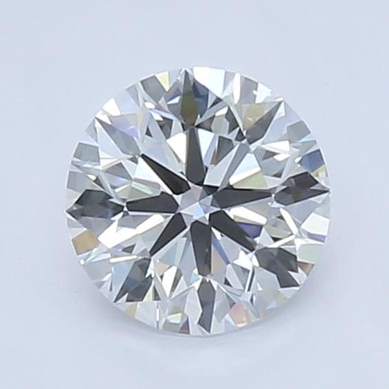 2.27 Carat Round Lab Diamond with  Cut Diamond in 14KT  view 1
