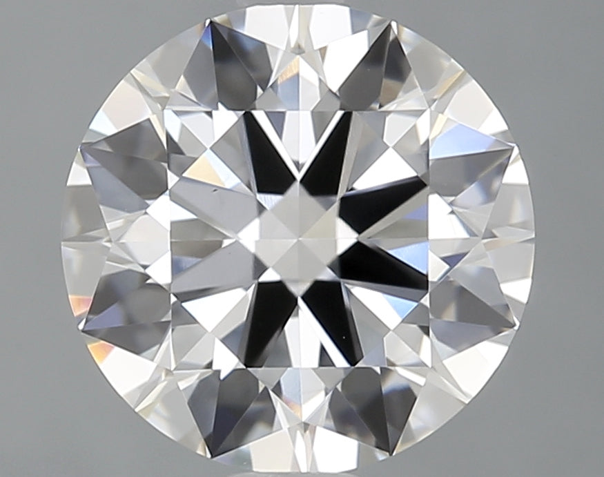 2.0 Carat Round Lab Diamond with  Cut Diamond in 14KT  view 1
