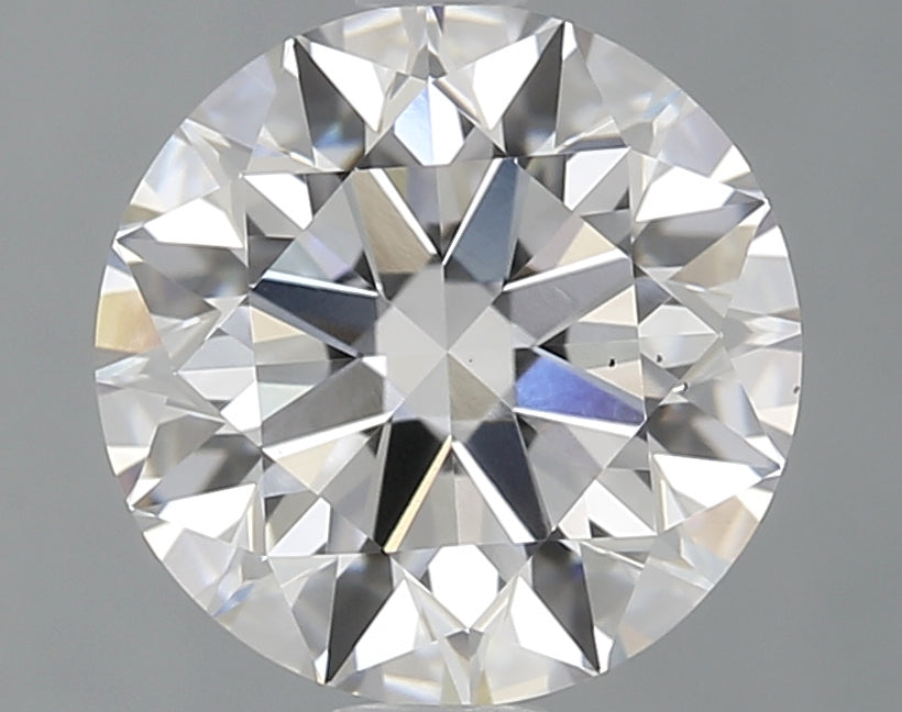 1.65 Carat Round Lab Diamond with  Cut Diamond in 14KT  view 1
